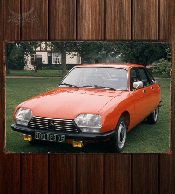 Металлическая табличка Citroen GS X2 Металлическая табличка Citroen GS X2